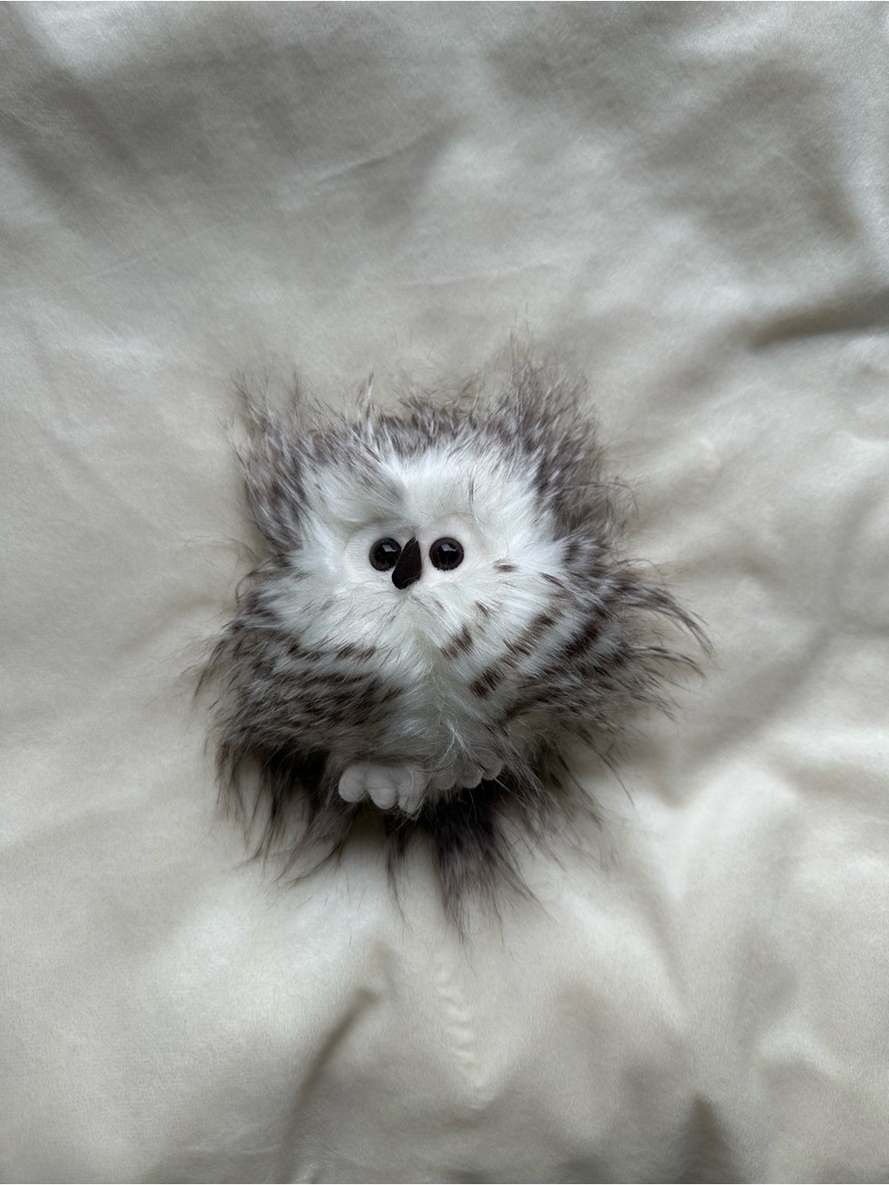 Jellycat Owl Small Pet Toy - White and Gray